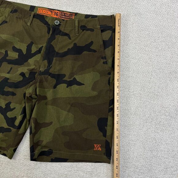 Dixxon Shorts Men's 36 Camo Stretch Lightweight Flat Front Casual Outdoor - Picture 9 of 9